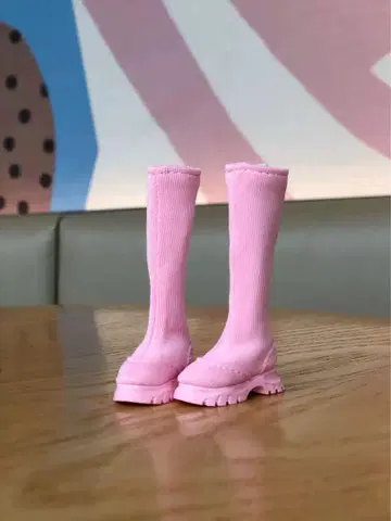 네오 브라이스용 스니커즈풍 부츠 핑크