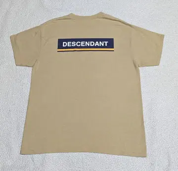 DESCENDANT 디센던트 베이지 티셔츠 반팔