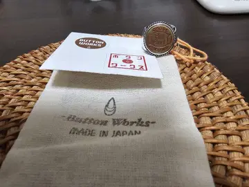 BUTTON WORKS CROSS 실버 반지