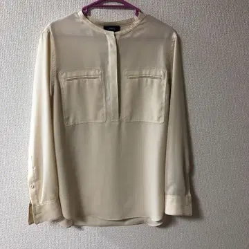 띠어리 블라우스 베이지 S