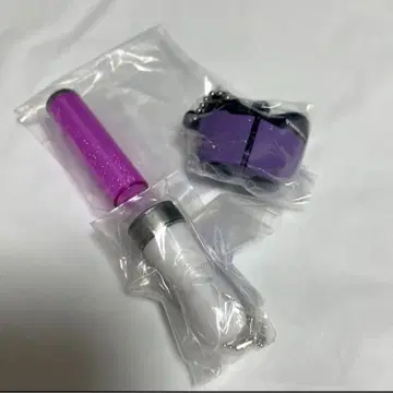 미개봉 응원봉 쌍안경 퍼플 캡슐 토이 보라색 아이돌