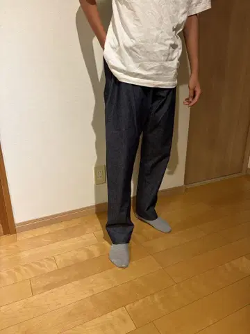고지 데님 원단 사용 몸빼
