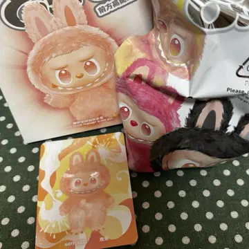 정품 POP MART 라부부 LABUBU happiness