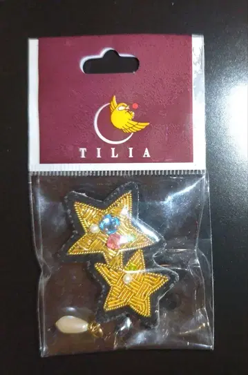 TILIA 치리아 별 브로치 다가와 케이지 미사용 새상품