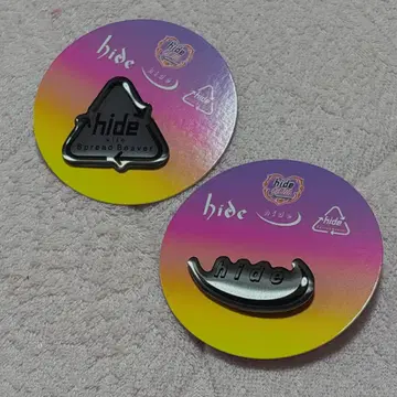 hide 60th 핀즈 캡슐 가챠 2nd 3rd 로고