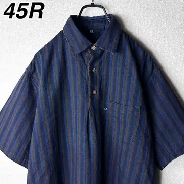 45R 풀오버 셔츠 스트라이프 포티파이브아르