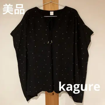 kagure 블라우스 블랙 새상품급