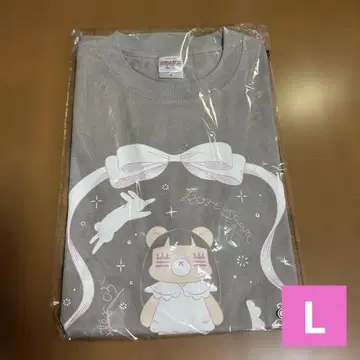 코레사와 레코 쨩 리본 T셔츠 그레이 L 사이즈