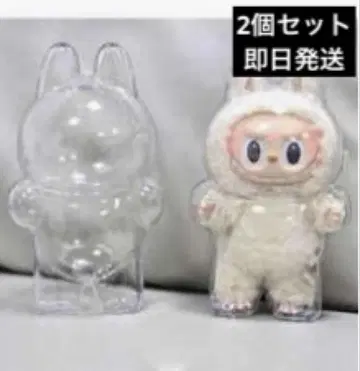 새상품! LABUBU 라부부 아크릴 보호 케이스 2세트 라부부 케이스
