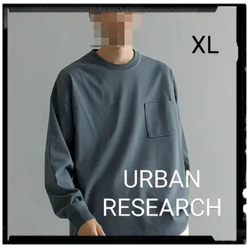 URBAN RESEARCH [새상품급] 헤비 루즈 웜 롱 T셔츠