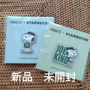 스타벅스 스누피 PEANUTS 핀 배지 블루 & 그린 완판템