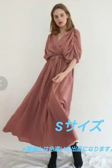 libjoie 카슈쿨 개더 원피스 리브 조아 S 포멀