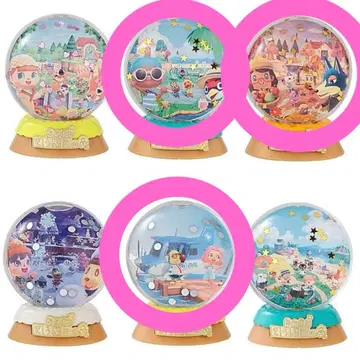 모동숲 가챠 워터 돔 세트