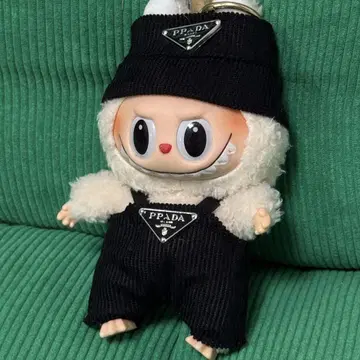 LABUBU 라부브 의류 2개 세트 블랙