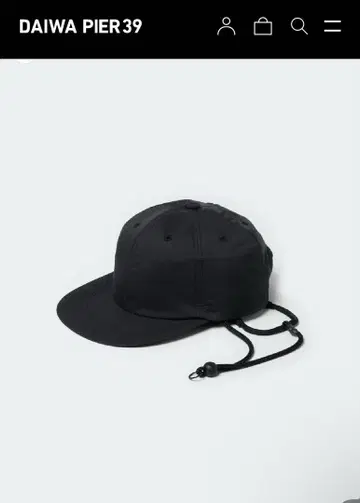 daiwapier39 TECH TRAVEL 6PANEL CAP 블랙