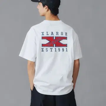 [미사용] XLARGE 티셔츠 화이트 L 사이즈