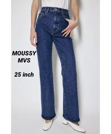MOUSSY MVS SW FLARE 플레어 25 미사모 데님