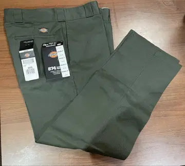 Dickies 874 워크 팬츠 올리브 그린
