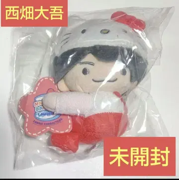 나니와단시 니시하타 다이고 산리오 콜라보 클립 마스코트 헬로키티 정품