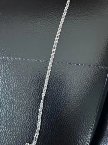 [새상품급] 화이트 골드 로프 체인 목걸이 10k 50cm
