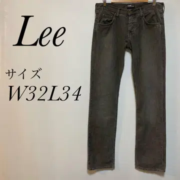 Lee W32L34 KNOX 코듀로이 팬츠 블랙