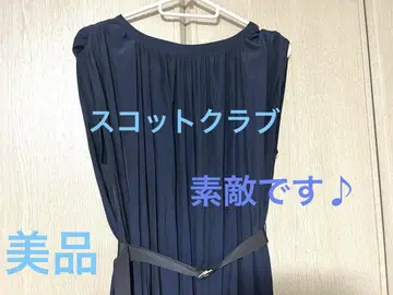 [ 새상품급 ] 스콧 클럽 vin 야마다야 롱 원피스 네이비 원피스