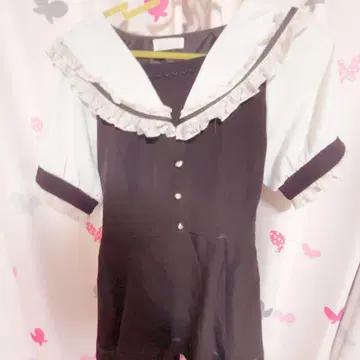 LIZLISA 세일러 카라 셋업 리본 없음 반팔