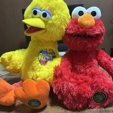 세서미 스트릿 봉제 인형 빅버드와 엘모