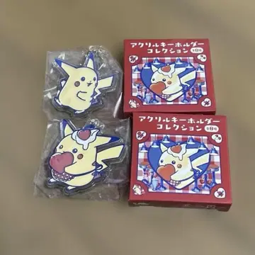 아크릴 키링 PIKACHU DINER 피카츄 다이너 세트