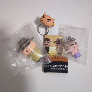 크레용 신짱(짱구는 못말려(크레용 신짱)) 가챠 브리브리자에몬 3종 세트