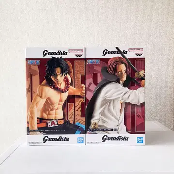 원피스 Grandista 에이스 샹크스 피규어
