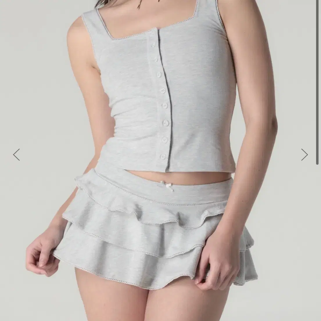 GLOWNY | 글로니 Glowny 99 Denim Low-Rise Mini Skirt S on