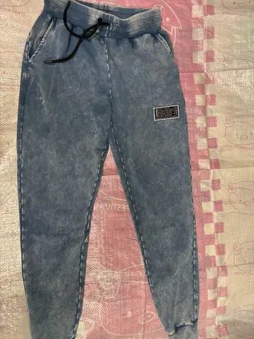 WEAR 라이트 블루 스웨트 팬츠 XS
