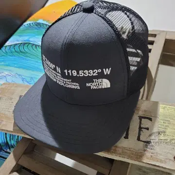 THE NORTH FACE 메쉬 캡 블랙 그레이