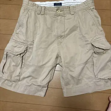 POLO 베이지 카고 숏팬츠 90's