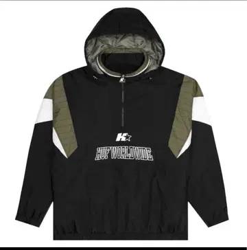 HUF X STARTER BREAKAWAY ANORAK // BLACK