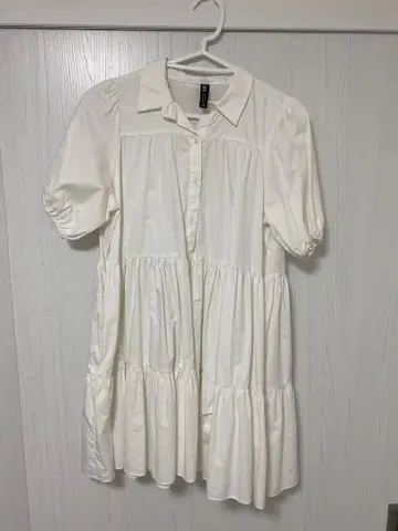자라 화이트 원피스 반팔