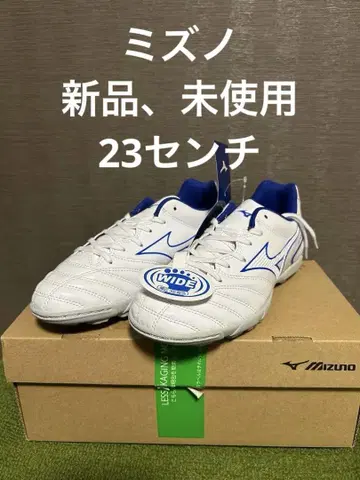 미즈노 Mizuno 축구화 와이드 타입 화이트/블루