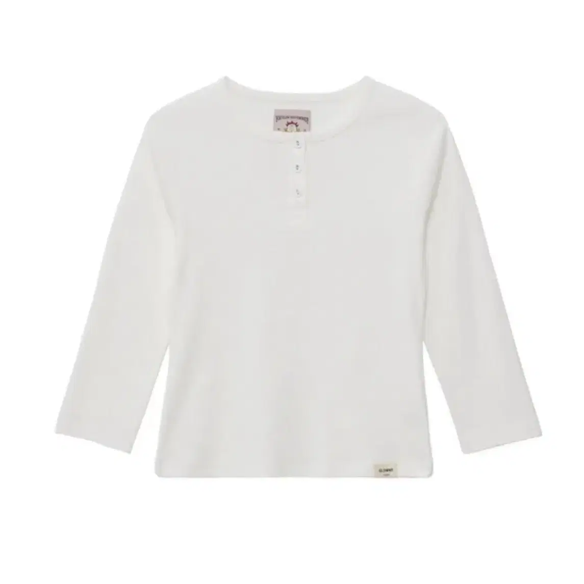 Glowny Short Sleeve PROVINCE EYELET BUTTON TEE on Bunjang