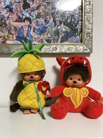 몬치치 오키나와 시사 파인애플 세키구치 봉제 인형 묶음 판매