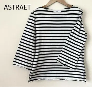ASTRAET 스트라이프 5부 소매 상의