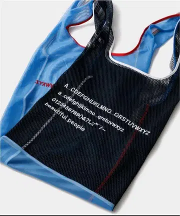 alphabet embroidery marche flip bag
