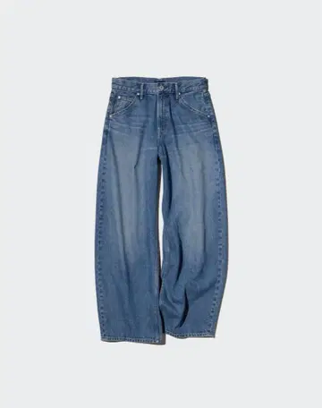 UNIQLO 유니클로 배기 커브 청바지 25