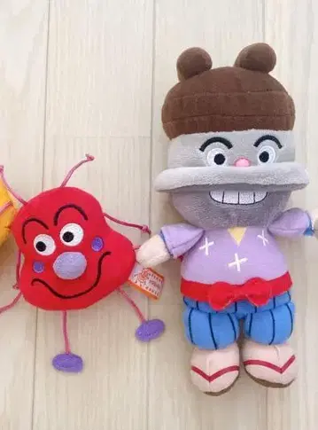 호빵맨 바이킹맨 봉제 인형 세트