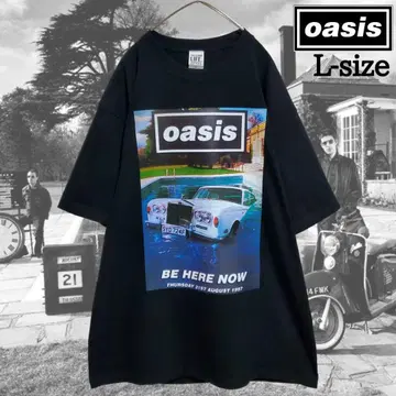 [새상품] OASIS BE HERE NOW 티셔츠 블랙 2
