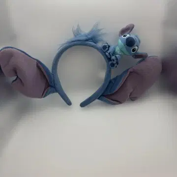 디즈니 리조트 스티치 귀 머리띠 봉제 인형 머리띠