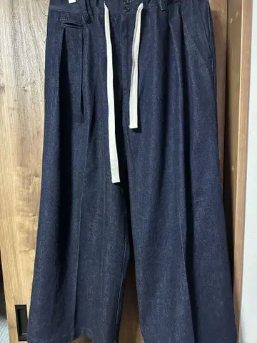 SILLAGE ''HAKAMA PANTS'' DENIM ONE WASH