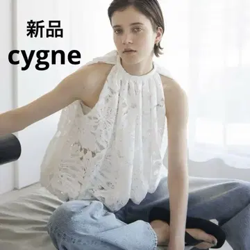 [택 포함 새상품] cygne 레이스 벌룬 상의