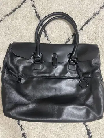 F.CLIO 이탈리아제 가죽 블랙 토트백 비즈니스 백