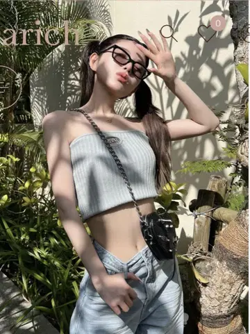 다리치 Darich 엠블럼 니트 베어 탑